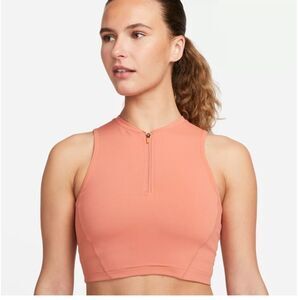 NWT- Nike Women's Pro Dri-FIT Cropped Tank Top - orange - XL (extra large)